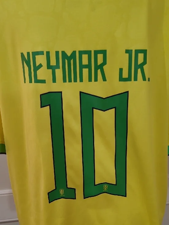 Nike Authentic Brazil National Team 2022 Soccer Jersey - Num. 10 Neymar Jr. - Picture 5 of 11